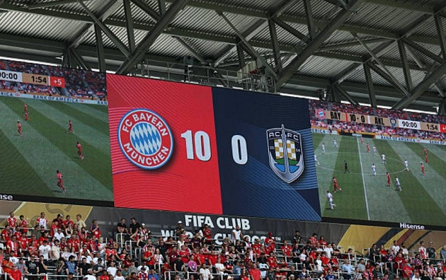 Bayern Munich tạo nên cơn địa chấn tại FIFA Club World Cup với chiến thắng 10-0 trước Auckland City