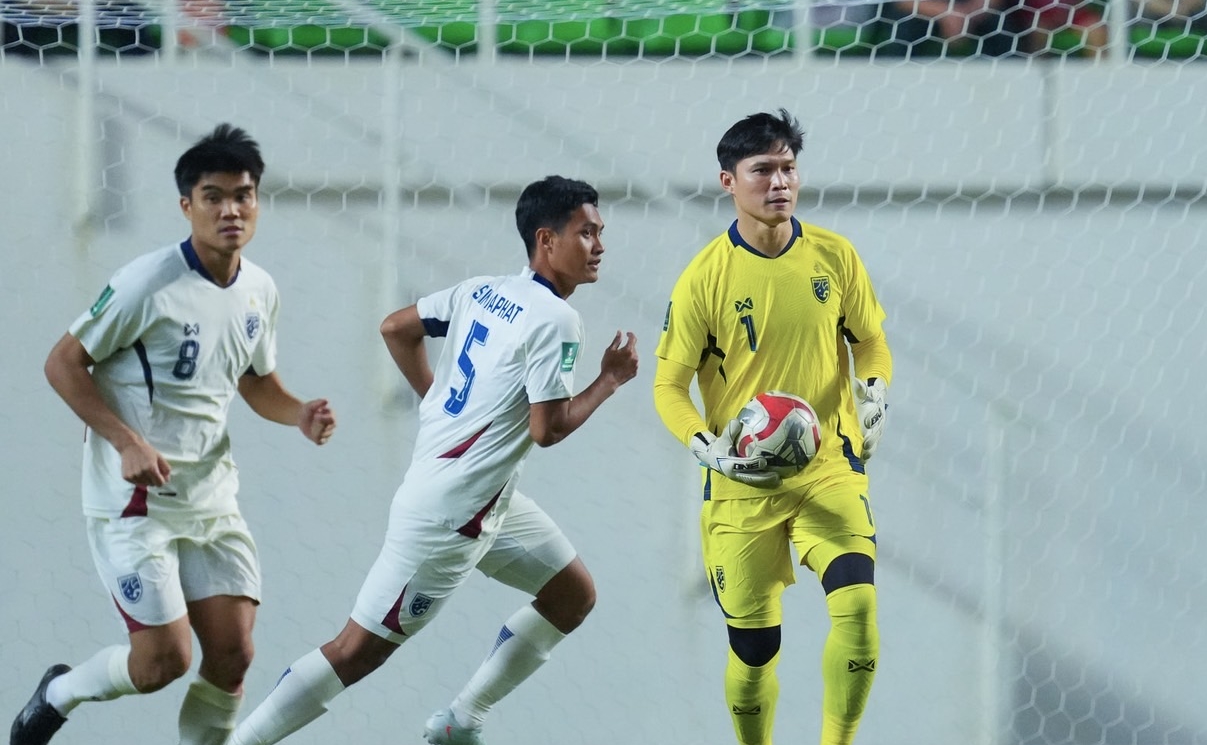 Thái Lan sốc khi để thua Turkmenistan 1-3 tại vòng loại Asian Cup 2027